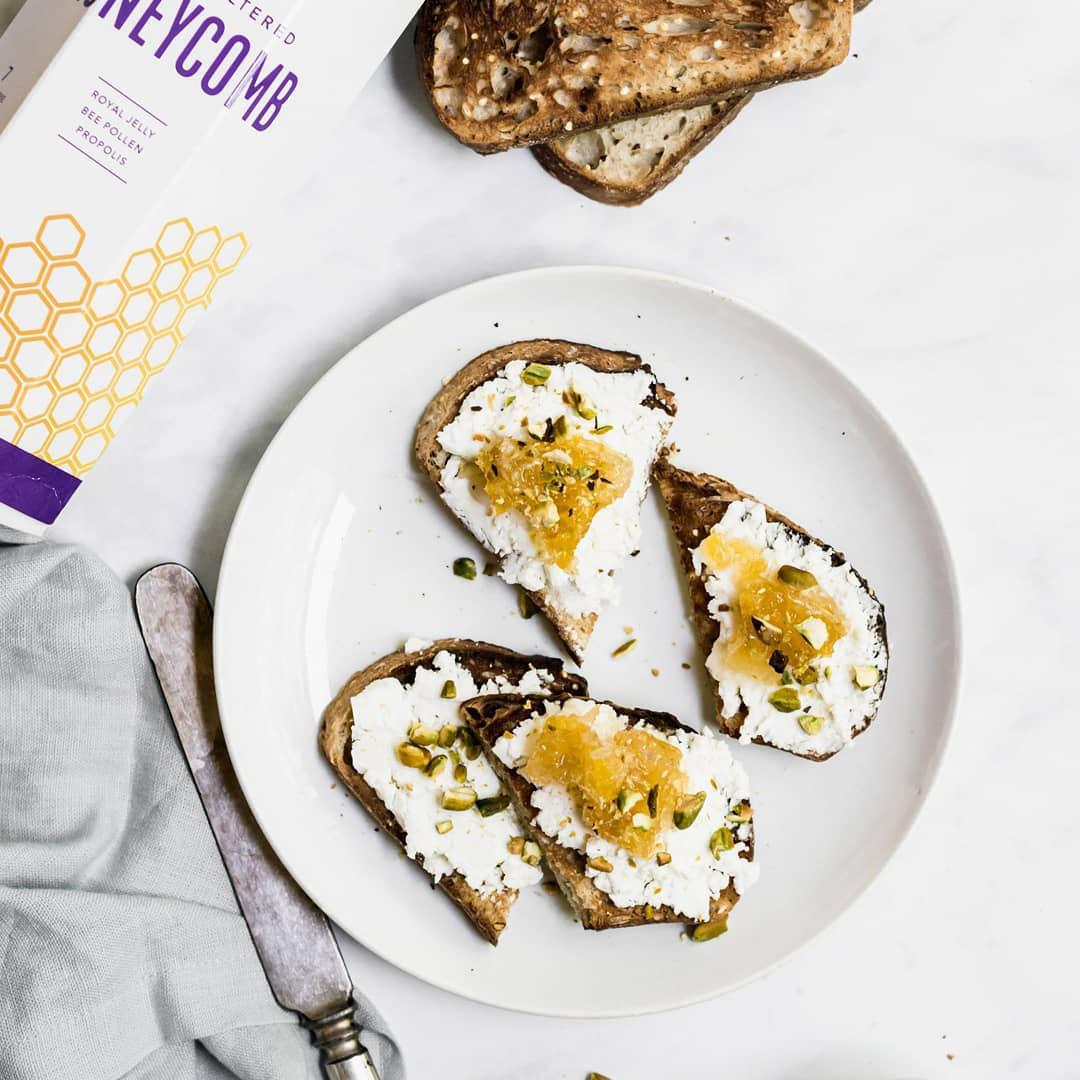 'Consider this your invitation! Everything is better with sweet, raw, unaltered @passthehoney honeycomb! How cute are single serving packets that you can take with you?! This raw honeycomb is nonGMO, unaltered, with no additives, fillers or artificial ingredients.' @well_fedsoul