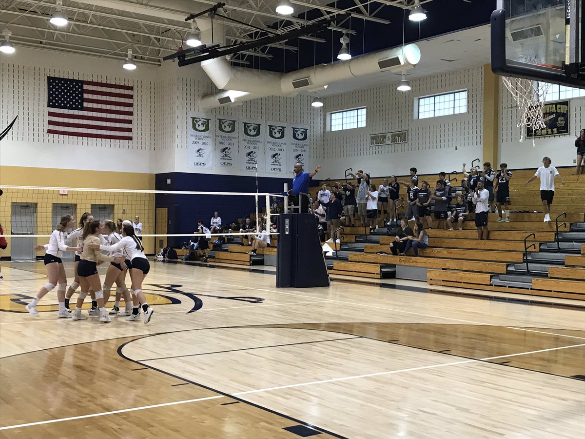 CHS_Cavs's tweet photo. Congratulations to Lady Cavs 🏐 on 3-1 Win over Charlotte Catholic tonight! 
Ladies ⛳️ places 4th in today’s match.
Men’s ⚽️ also winners on the night   2-0 over Hickory Ridge! #GreatToBeACavalier @CHS_Cavs_Soccer @CuthbertsonVB @CHS_Cavsnation @CHSCavaliers @UCPSNCAthletics https://t.co/9Ez2nT5T89