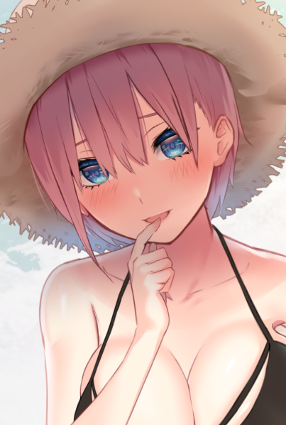 黒結(くろゆい)🔞宣伝垢さんがTwitterに投稿した中野一花(五等分の花嫁)のイラスト。