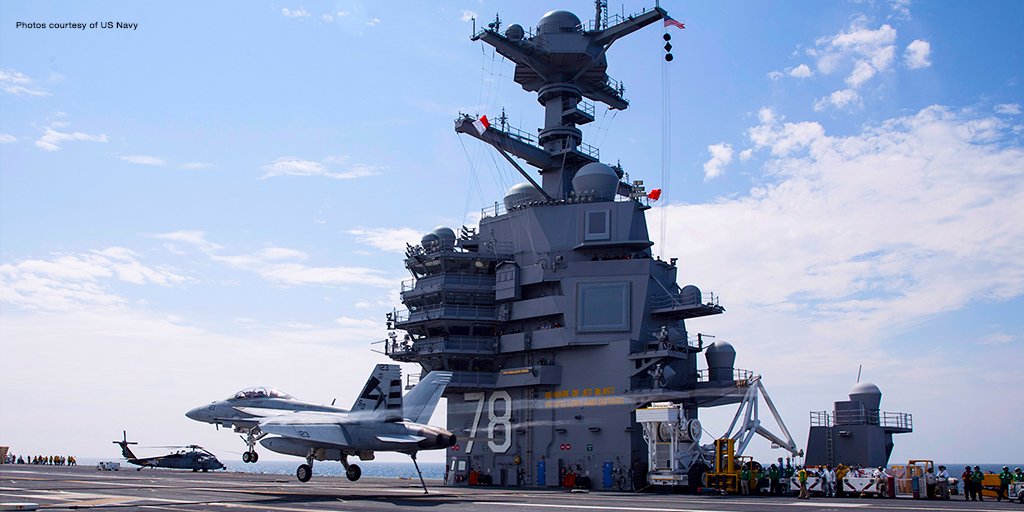 GaCareers's tweet photo. GA-EMS is at @_Tailhook_ celebrating 50 years of #TOPGUN. We’re proud to support the next 50+ years of naval aviation with our proven and mission ready #EMALS and AAG. #FlyNavy, #Hook19 https://t.co/49H6iqbkJy