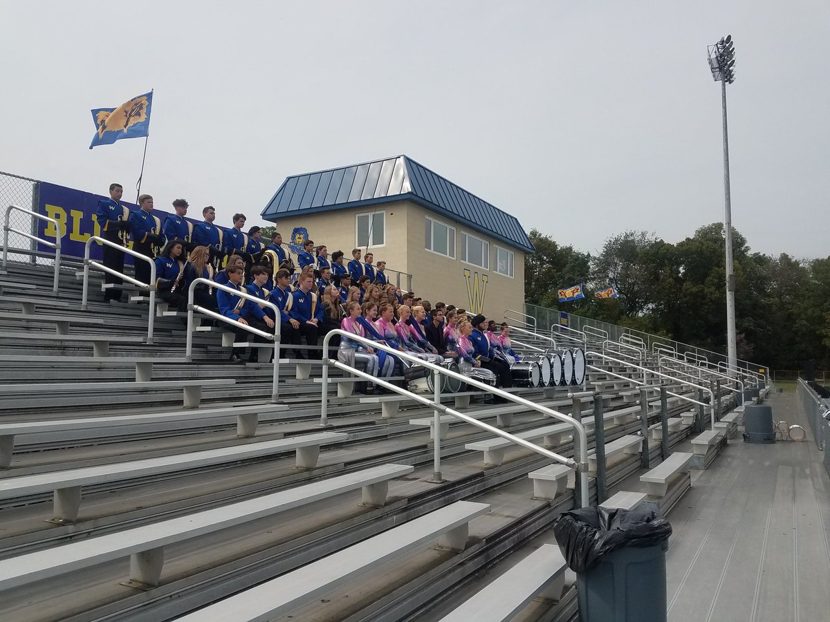MrLoyMusicTeach's tweet photo. The WHS Marching Lions will present a preview of their 2019 field show, "WE ARE..." this Saturday, at 4 in the WHS stadium.  Please come out and support this great group of students! @WHSAlphaLion #WeAreVPA #MarchingLions #ThePrideofWalkersville @journalism_whs @WHSTailgateCrew https://t.co/RlzilhdnqE