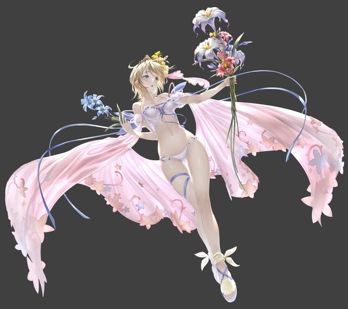 水着エウロペ 単体完成_(:3 」∠)_ #グラブル 