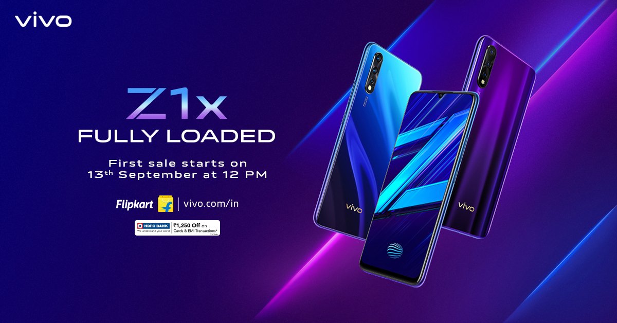 Vivo Z1x india price,specifiications