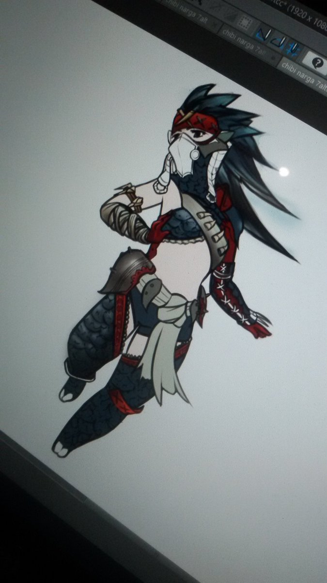 ludassient's tweet photo. Forgot about this Nargacuga lineart I did some months ago. I was meaning to color it back then, so I'm finishing it soon. ^^

#MonsterHunter #モンスターハンター https://t.co/pqU9wjKTJw