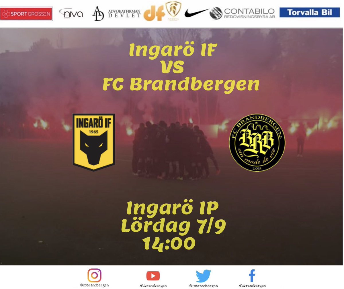 FCBrandbergen's tweet photo. Serien rullar vidare där det nu är dags för nästa omgång för brb. Bortamatch mot Ingarö IF väntar, och brb hoppas fortsätta sin fina segersvit och fortsätta klättra i tabellen. Kom ner och stöd killarna! #fcbrandbergen #fcbrb #brandbergen #vbb #mot3p https://t.co/3Q0ZdCHBMn