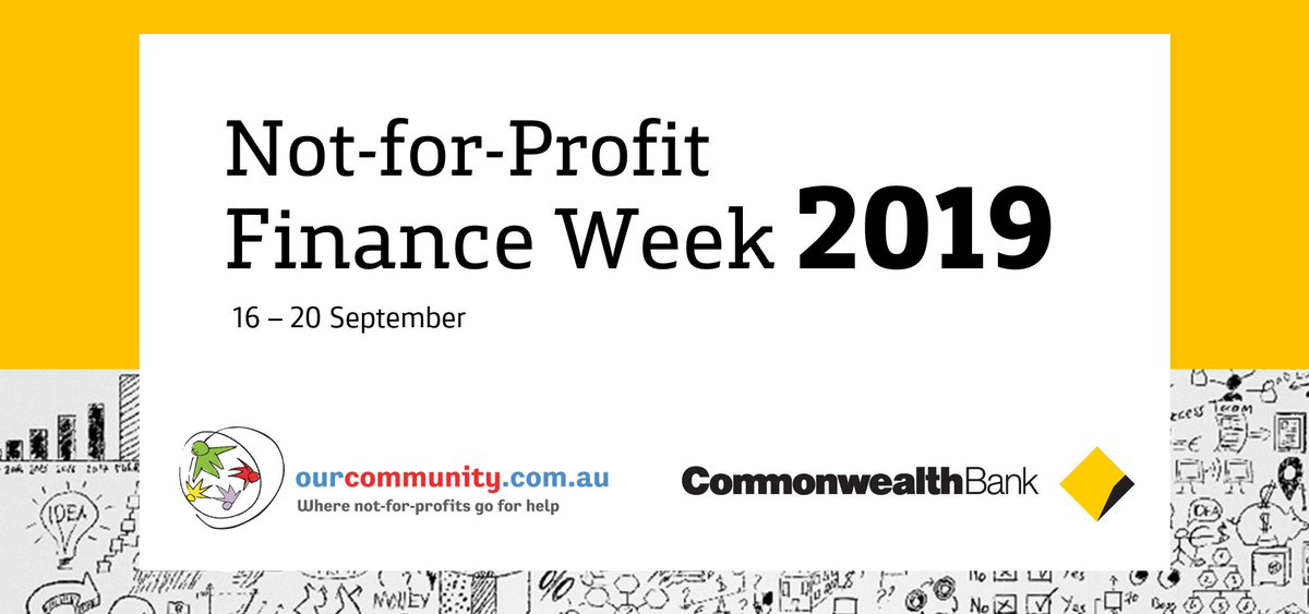 OurCommunityAU's tweet photo. Not-for-Profit Finance Week 2019 is not far away! Have you booked your spot at one of the #free webinars? Don't miss out. Sign up here: https://t.co/TlnZuCxC6U #NFP #Finance #webinars #NFPFinanceWeek2019 https://t.co/CJfjluHpja