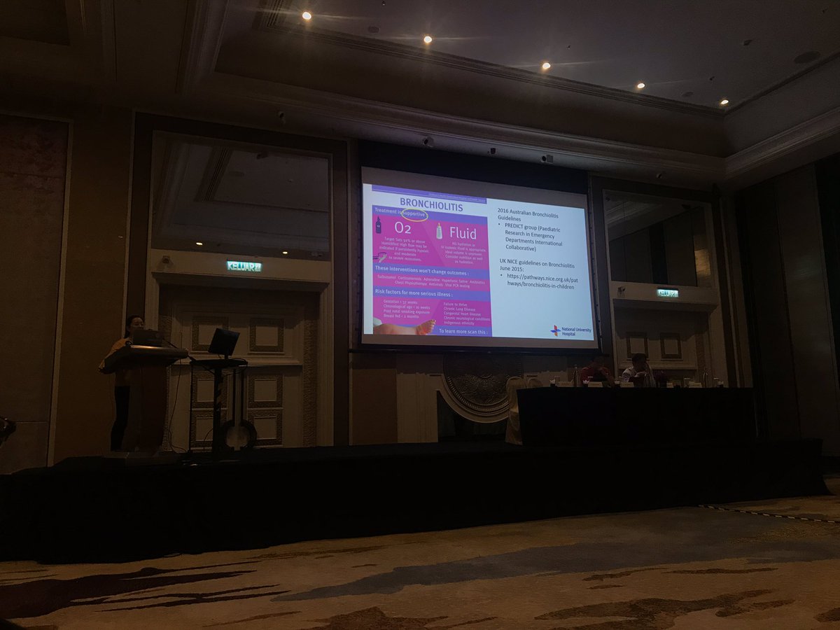 PravinPICU's tweet photo. @ongsoomay kicking off the Paediatric track at #ASMIC2019 with an overview of bronchiolitis management in 2020! #PedsICU https://t.co/Jlga0eeBtd