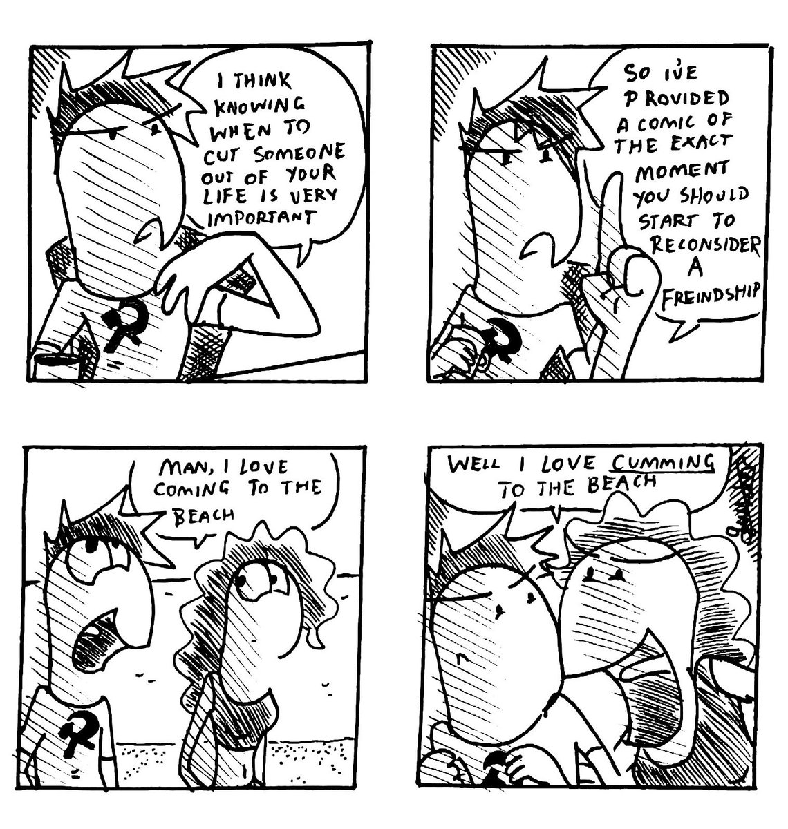 Gwydscomix's tweet image. Stranger Comix ep #230
How to know
#strangercomix #howtoknow #funny #comics #comix #lol #webseries #webcomic #webtoon #art #Illustrations #comedy #darkhumor #gwyd #gwydscomix