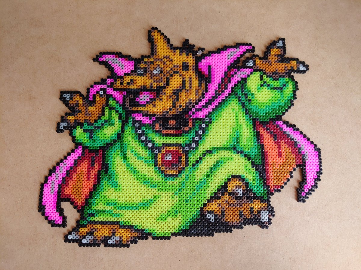 あせろら バラモス このポーズが昔から気になって仕方ない 中間管理職だけど侵攻はかなり頑張っていて リア充に対して当たりが強い Dqmではムドーを作るために必要 ドラクエ アイロンビーズ ミニフューズビーズ Dqm ドラクエ3