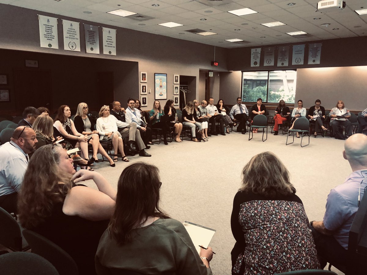 SuptCalvinWatts's tweet photo. “Leading for racial equity” work began today in @KentSchools415 w/ our school-based + central office admin. We’re focused on: 
1) ⤴️ing welcoming environments w/ input from our communities,
2) ⤵️ing disproportionate discipline rates, +
3) ⤴️ing challenging course offerings!😃👍🏽 https://t.co/5T3WNAxu8m