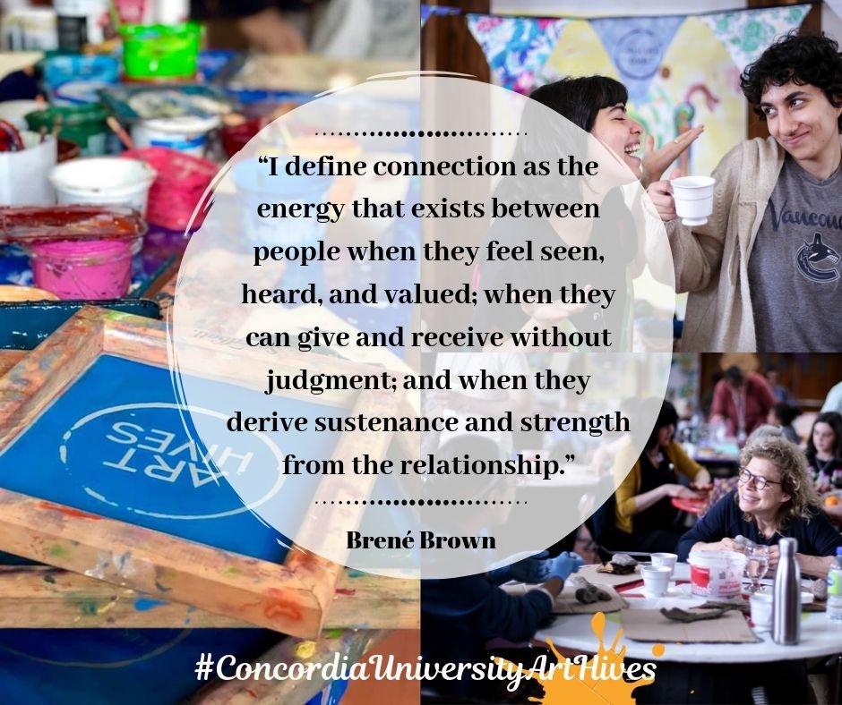 Join us to kick off the newest location of Concordia University Art Hives at the Loyola Campus. Wed, September 18th, 12-2pm.
There will be free food, art-making, music, conversation and more!

All are welcome!
RSVP by Sep 11:
engage.concordia.ca/events/2019/09…