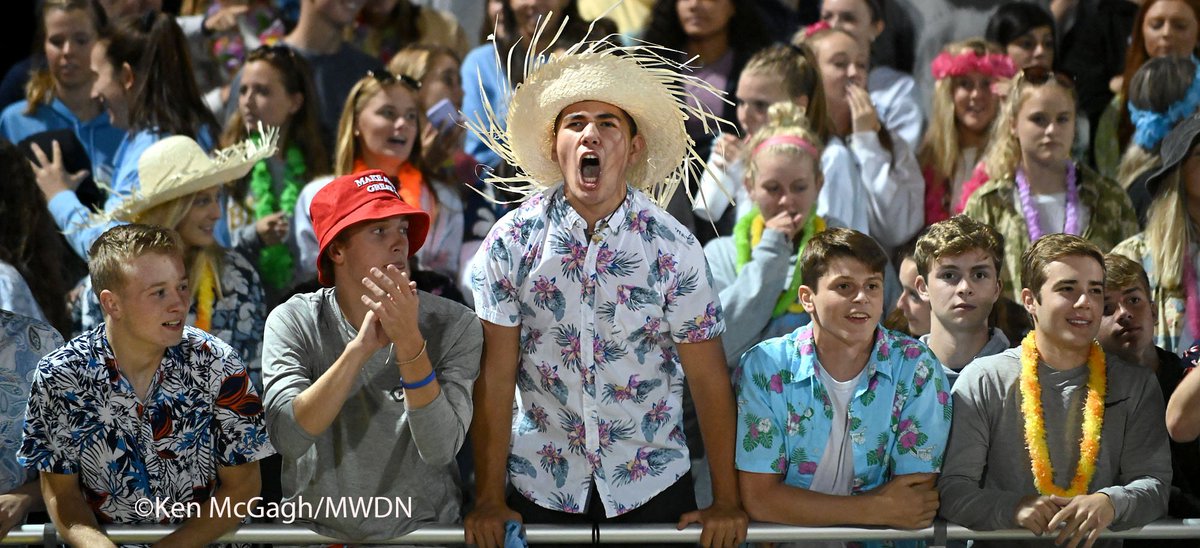 ken_mcgagh's tweet photo. Franklin fans in full force for tonite's opener vs. Milford.  @RattleCity theme for this game was Hawaiian. PHOTOS: https://t.co/OpshWAF8DC @FHSSports @FranklinHS @MetroWestSports https://t.co/5O2dU4tuht