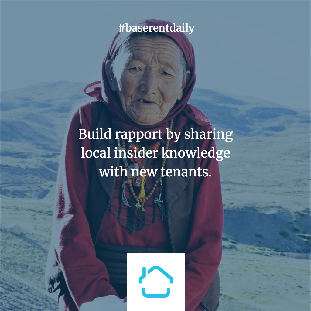 “Sally’s Diner around the block has the best banana pancakes!” #baserentdaily #landlordtips