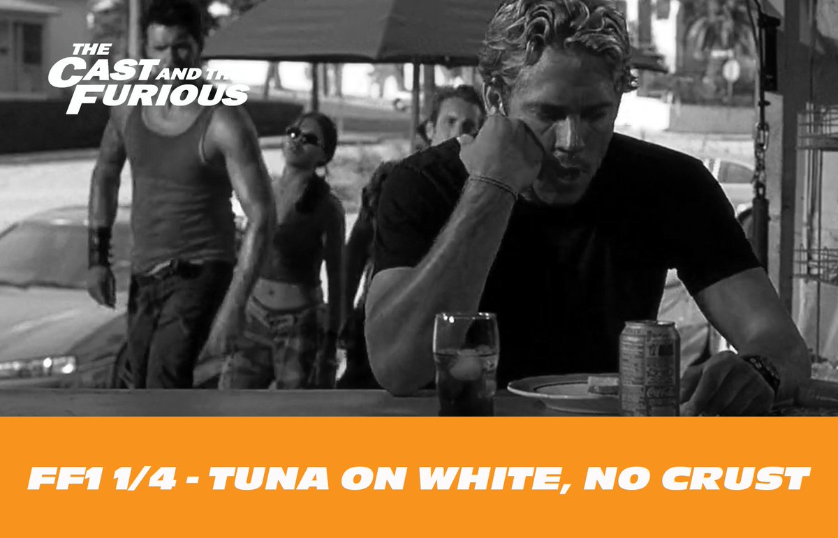 CastFurious's tweet image. Join us as we break down each Fast and Furious movie a quarter at a time. Our first chunk introduces us to Brian, Dom's gang and early 2000s fashion. @vindiesel @FastFurious @HobbsAndShaw @CoronaBeers 

FF1 1/4 - Tuna On White, No Crust

podcasts.apple.com/us/podcast/the…