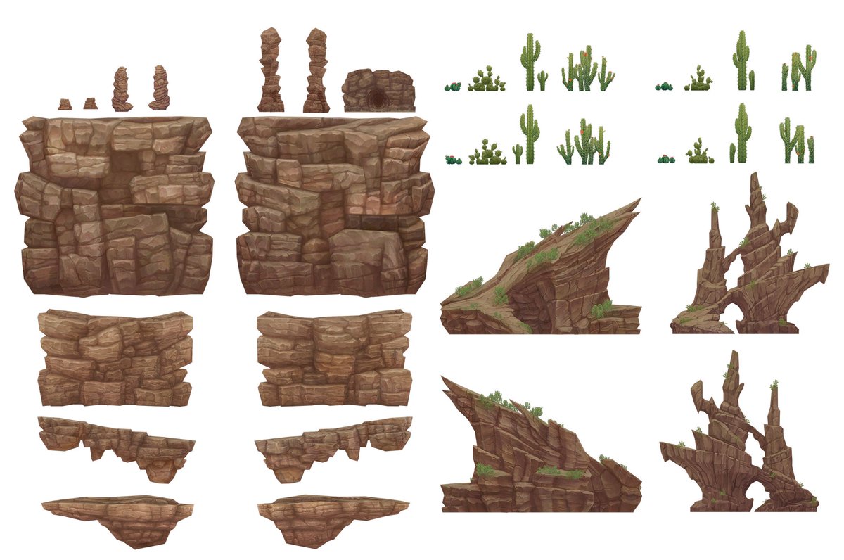 Desert Assets are available on Patreon &amp; OpenGameArt !

HD version on Patreon : patreon.com/posts/desert-a…

SD version on OGA : opengameart.org/content/desert…