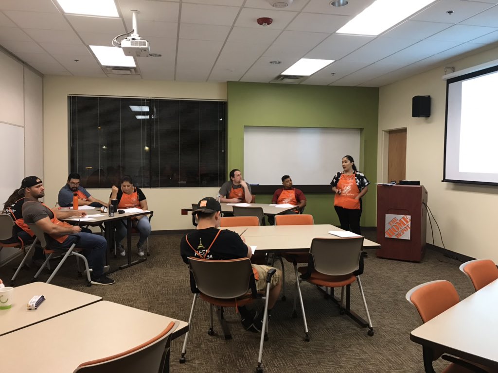 JacquelineJura3's tweet photo. Today’s Break &amp; Learn “Interviews Do’s &amp; Don’ts”. Thank you @THDAraceli6007 for a fun and interactive class. #OrangeBlooded #PerrisDFC6007 #livingHDvalues@Andres_6007 @6007Brian @Vandy6007 @JacquelineOseg6 @_ian_phelps https://t.co/2ernbacO8U