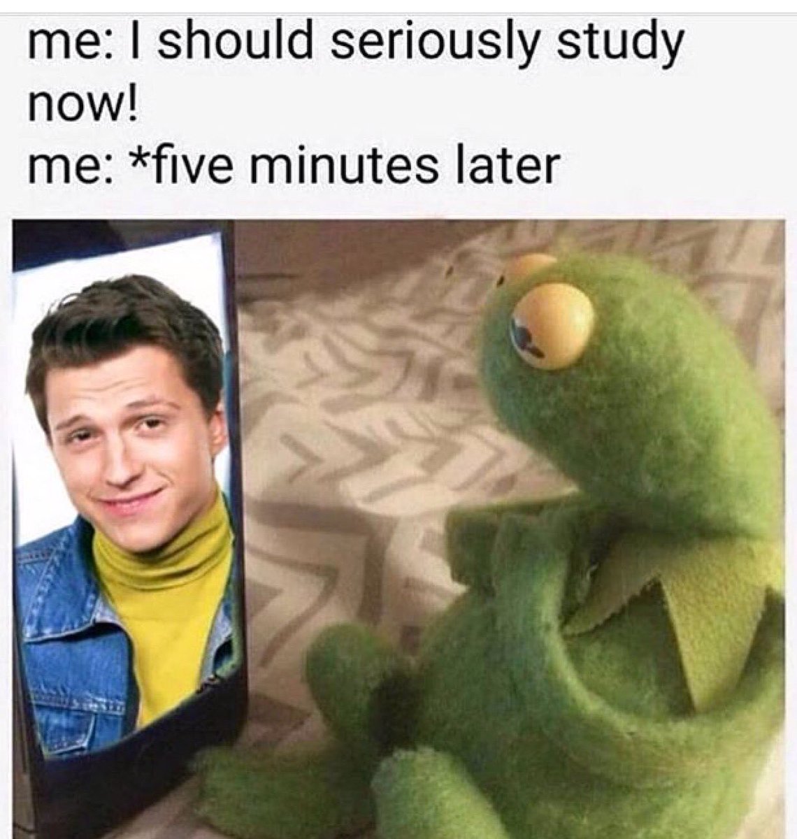 gplety74's tweet photo. My daughter in this moment :
#TomHolland #FiveMinutesLater https://t.co/SjVzIgO5iZ