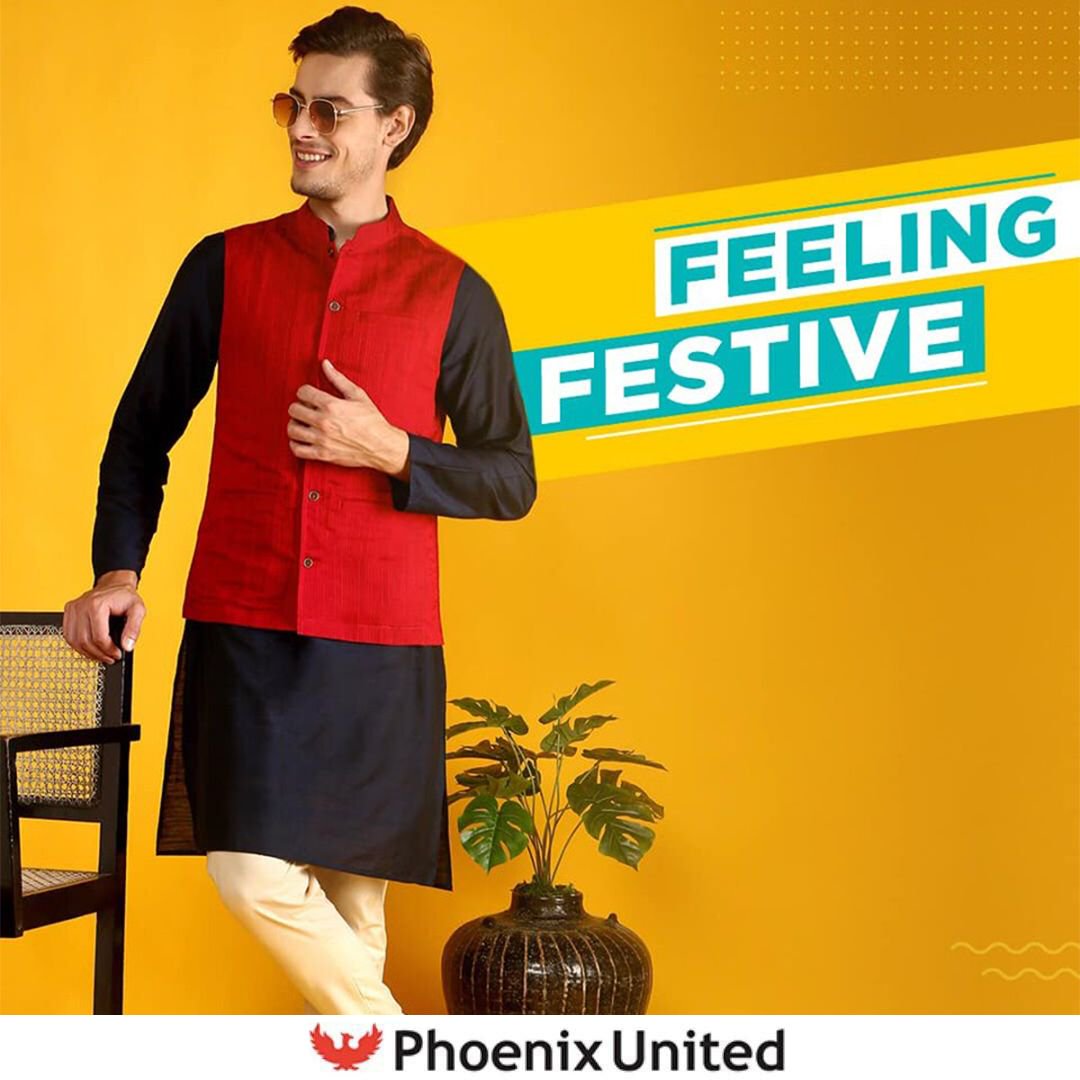 PhoenixUnitedBE's tweet photo. With festive season around the corner, it only makes sense to stock up your wardrobe. From kurtas to Nehru jackets, get everything at @pantaloonsfashion store in Phoenix United. Drop by today!
#menswear #ethnicwear #Indiankurta #ModiJackets #sherwani #indowestern #phoenixbareilly https://t.co/OintMBPf7w