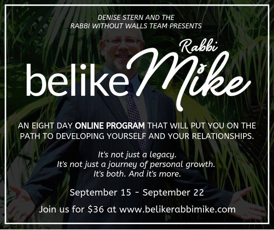 TheJewishCCC's tweet image. BeLikeRabbiMike.com