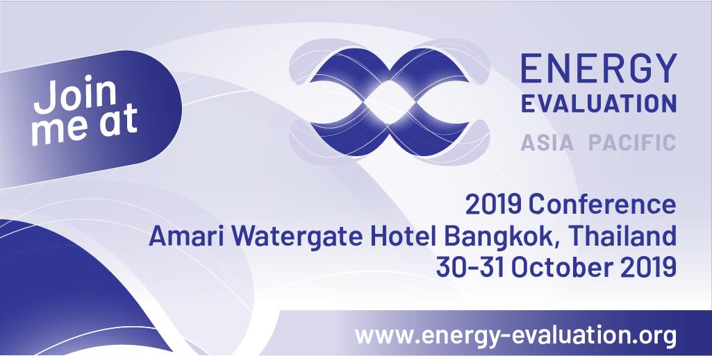 Energy Evaluation Asia Pacific conference program now available at tinyurl.com/y4tyawdc. Don’t miss this line-up of excellent speakers.
Early bird registration closes 18 Sept. #EnergyEvaluation #EnergyEfficiency #EEAP #RenewableEnergy #EnergyPolicies