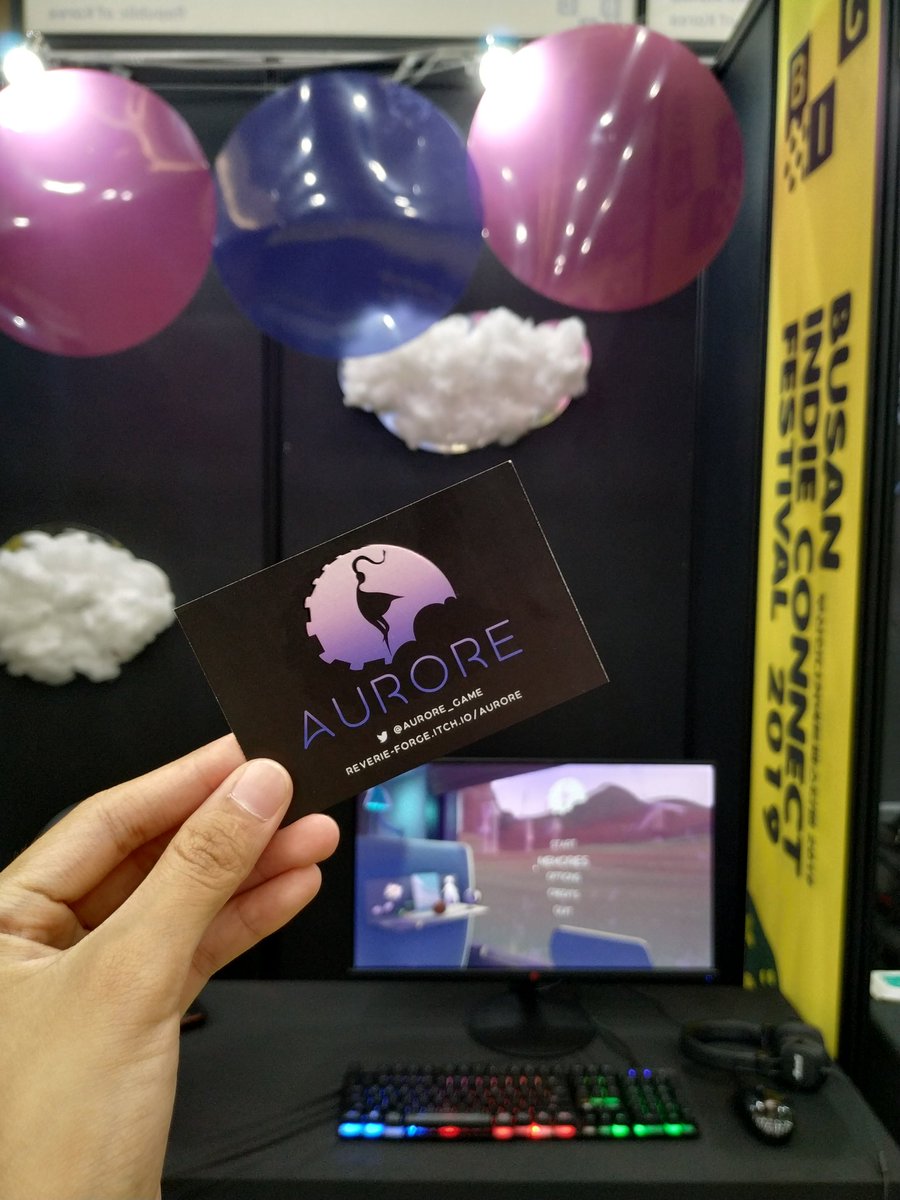 I played this <a href="/Aurore_Game/">Aurore ☁️</a> and it was so beautiful! And the fact that they made it for school project in a short time is really amazing ♥️✨

(Psst! One of the dev looks exactly like Baileys form Coffee Talk. I should take pic of him next to Baileys poster 🤔)
