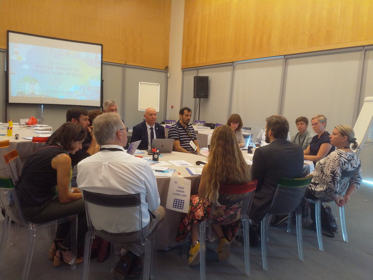 DirkVanderStede's tweet photo. On the table at #Water #Oriented #LivingLabs #olld2019 @H20EU atlas WoLLs https://t.co/raYCKGDXSL and https://t.co/q2cKWnqPCs often with support of @vlaamseoverheid @VLAIO_be @provinciewvl @VMMeu @dewatergroep @AquafinNV @waterlinkhr https://t.co/DSViyZB1tY