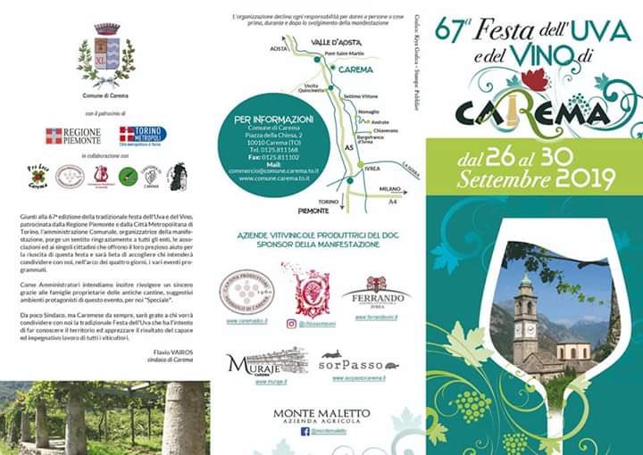 Cari #Winelovers.. 🥂🍾🍷🍇
.
Settembre, un mese ricco di appuntamenti dove troverete i nostri vini, i Produttori .. seguiteci! 
Vi aspettiamo 🥂🍷
.
<a href="/doujador/">Douja d'Or</a> 
@festa dell’uva Caluso
<a href="/latransumanza/">La Transumanza</a>