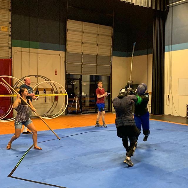 swordsquatch's tweet image. How much do we love our volunteers? So much that we give them a special opportunity to fight each other!
Swordsquatch 2019 is getting warmed up tonight with our volunteer tournament!
#swordsquatch #swordsquatch2019 #hema #swords #seattle #FightPlayLearn ift.tt/34unNOU