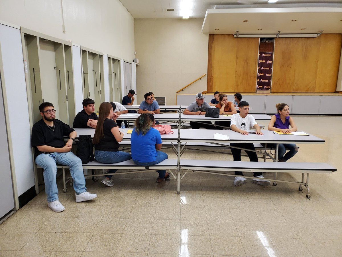 Very proud of our front office staff and 2 Counselors. Today we had 2 parent meetings and an orientation.   Come join us at our next meeting as we educate our parents on the U.S. educational system and on their student's progress to graduation! #WeAreRUSD #StructureSupportSuccess