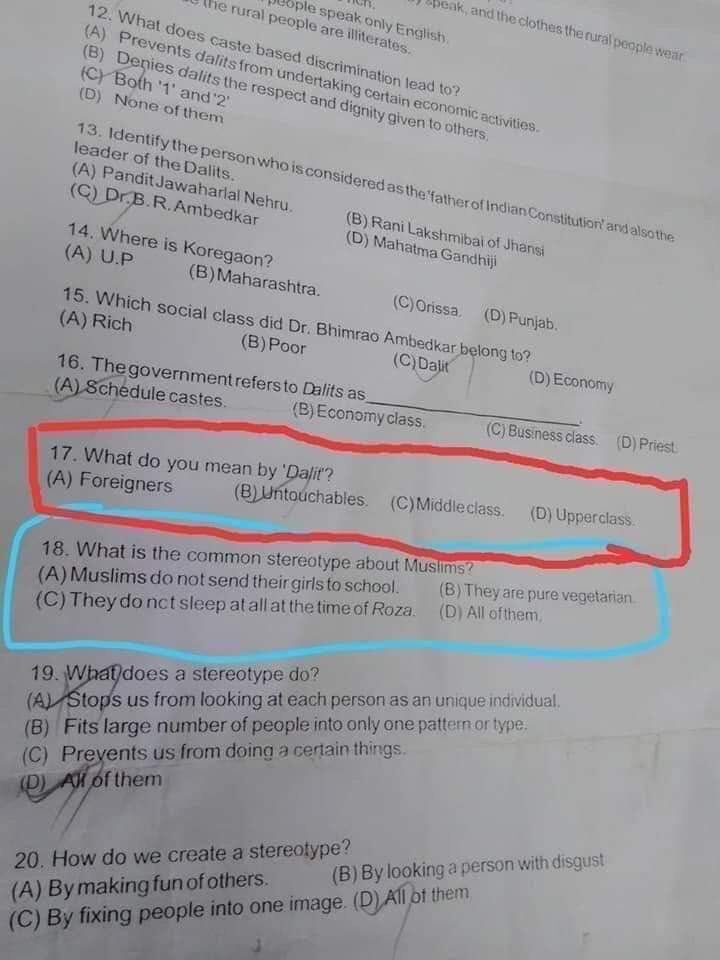 logicalindianz's tweet photo. What are our Children learning now ?? @sanjayuvacha . This is Class 6 Kendriya Vidyalaya Question Paper !!! Please read it !!! https://t.co/ijdqKrmkvT