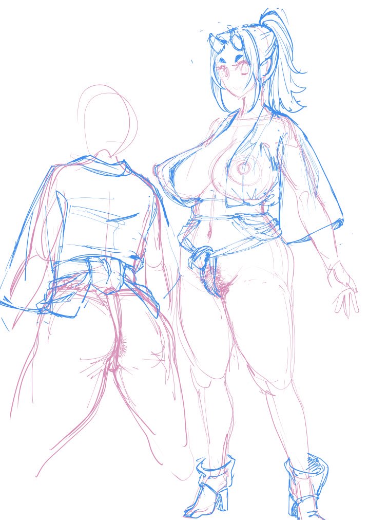 調子が悪い…
たまにはツイートしなきゃと思い次回作予定の鬼娘のキャラデザを考えている
やはり俺は褌好きだな
丸出しも好きだけど 