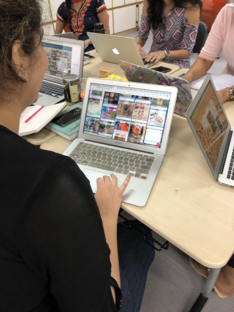 nehaminda's tweet photo. Early years teachers collaborating and sharing best practices using @padlet #EvolvingEveryday #ProfessionalDevelopment @oismumbai @ois_primary https://t.co/naWQ9muBNL