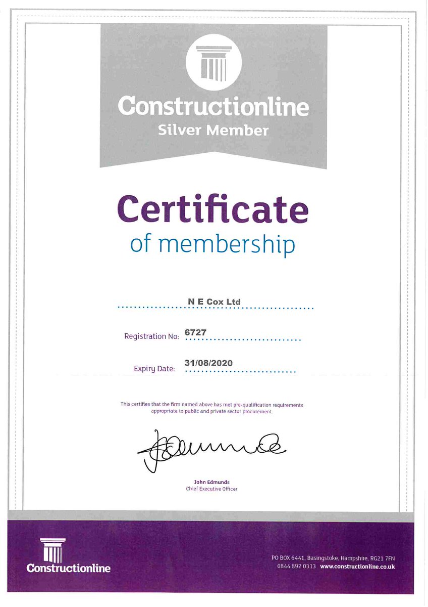 Constructionline Silver Members