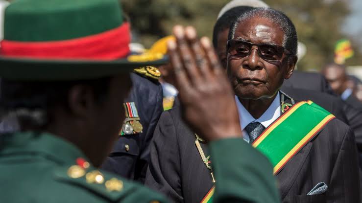 GovernmentZA's tweet photo. We send condolences to the Government and the people of the Zimbabwe following the passing on of their founding leader and former President  Robert Mugabe. The fearless pan-Africanist liberation fighter died in a hospital in Singapore. He was 95. #RIPRobertMugabe https://t.co/97Y1aWcIYw