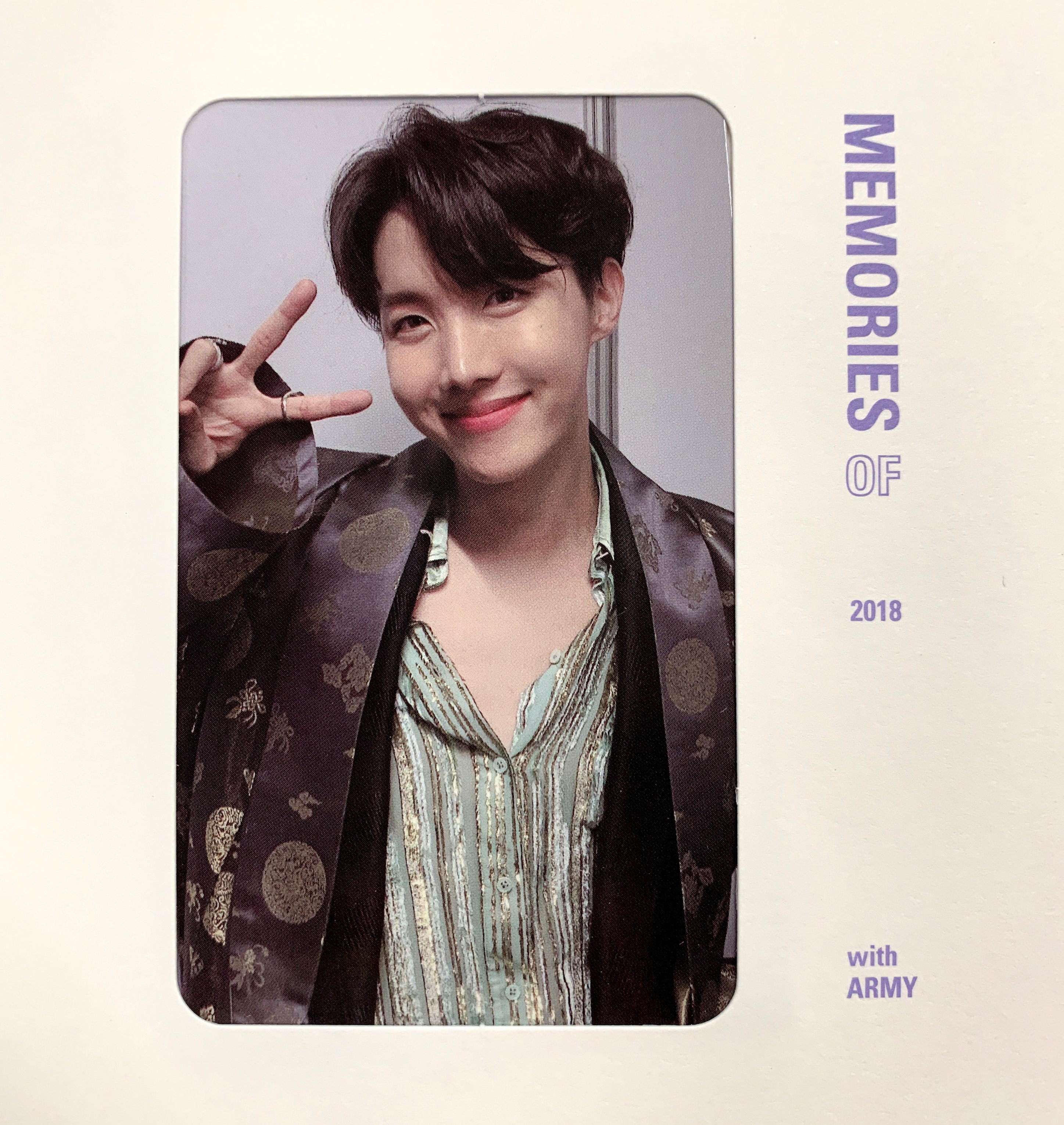 純国産 BTS Memories 2018 BluRay ジミン トレカ 台紙付き 本・音楽