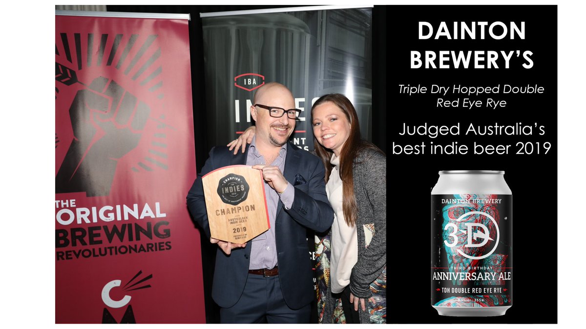 MidlandIB's tweet photo. Huge congrats to our client, Dainton Brewery! Judged Australia's best independent beer @IndieBrewers awards last night. Here's cheers guys ๐ป
#BrewCon19 #Craftbeer https://t.co/My5L9dbSyf