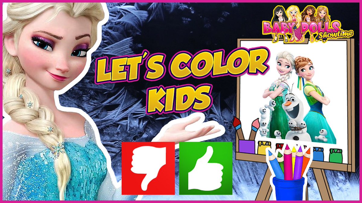 DollsShowtime's tweet photo. ✿(◠‿◠)づ Watch Episode 37📺【https://t.co/g5G5vVEbHW】- Coloring Frozen Anna &amp; Olaf Disney Coloring Page - Learn  How To Color With Markers.

#Frozen2 #frozenElsa #Elsa #Frozen #FrozenAnna #princessAnna #coloring #coloringbook #kidscoloring
#Olaf #howtocolor #colorwithmarkers https://t.co/5JiAxdsN6O