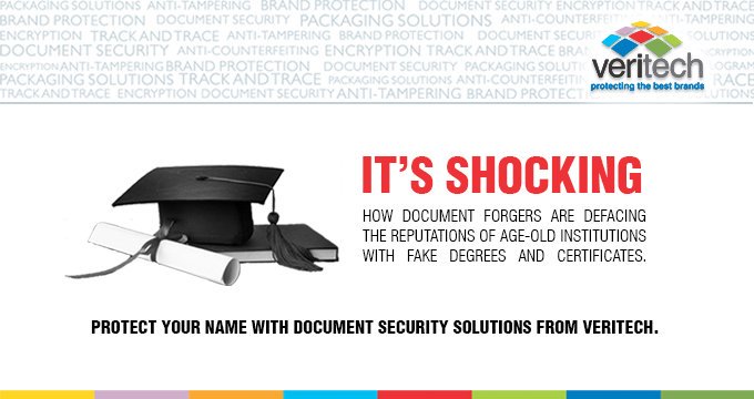 CanpacVeritech's tweet photo. Veritech offers covert, overt and even forensic level document security solutions for failsafe protection from forgery & counterfeiting. For more information, visit us at https://t.co/TlPFqlo2u5. #securitydocuments #securitycertificates
#securityprinting https://t.co/zzOezB3Pd9