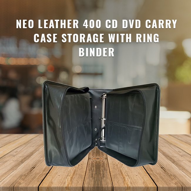 NeoOnline3's tweet image. Leather carry case with capacity of holding upto 400 CD/DVDs💿 comes with ring binder and anti scratch removable protective sleeves.
Visit: bit.ly/2lOZf1g to SHOP NOW!🛒
#CDcases #dvds #DVDcases #cdcollection #storage #cdaddict #cdcollector #cdcover #noscratch #musicdvd