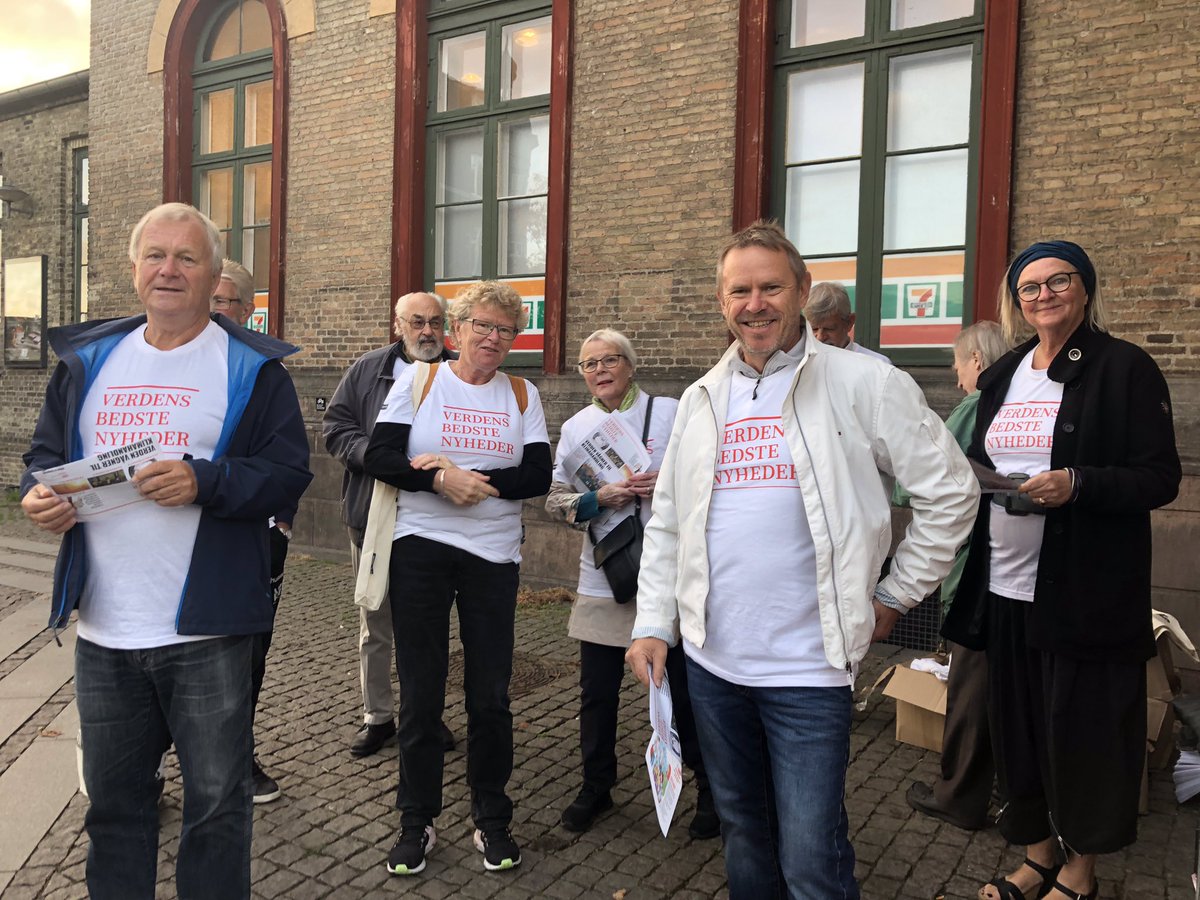 Verdens Bedste Morgen i godt selskab med bedste budskab: det nytter #verdensBedsteNyheder #verdensmål #dkpol <a href="/MetteGjerskov/">Mette Gjerskov</a>