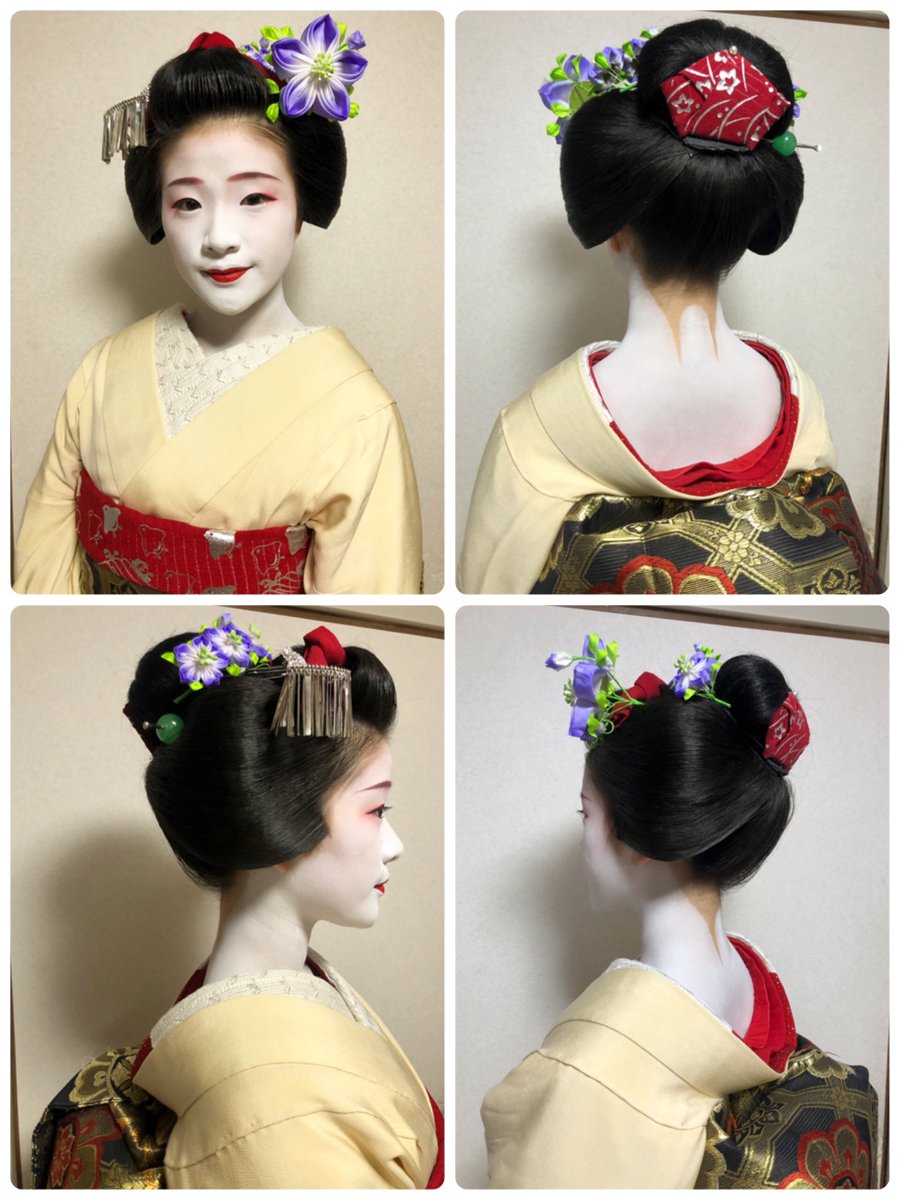 京都 先斗町 置屋 やまぐち 9月5日にもみ香ちゃんがお姉さんの舞妓さんの髪型 おふく に髷替えさせてもらわはりました スッキリとお姉さんらしくならはりました だんだん皆綺麗になっていかはります 京都 先斗町 置屋 やまぐち 9月5日にもみ香ちゃんがお姉さんの舞妓さんの髪型 おふく に髷替えさせてもらわはりました スッキリとお姉さんらしくならはりました だんだん皆綺麗になっていかはります