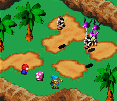 RedNosedRoo's tweet image. The most memorable status effects from an RPGs you remember.

_____

These are some notable ones for me: "Misery" from Wild Arms 5 (upper left), "Scarecrow" from Mario RPG (upper right), "Pig" from Final Fantasy (bottom left) and "Mushroom" from Mario RPG (lower right)