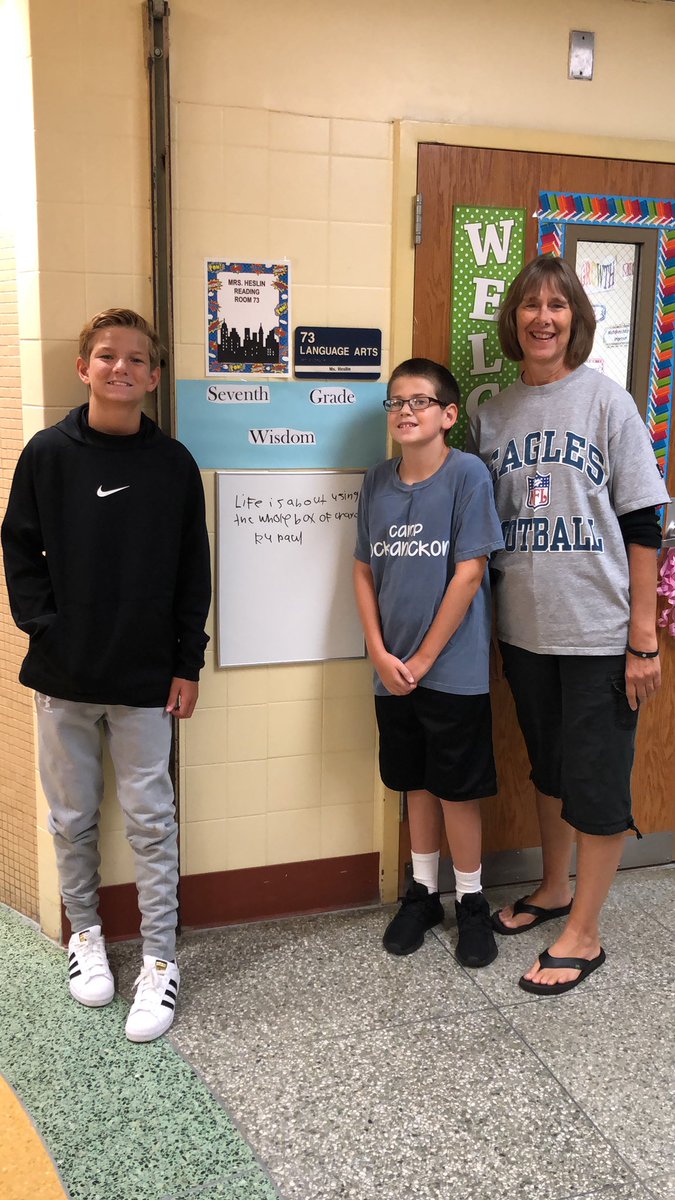 Friday’s Seventh Grade Wisdom: Life is about using the whole box of crayons. #seventhgradewisdom #making connections <a href="/HaddonfieldMS/">Haddonfield MS</a> <a href="/HaddonfieldEA/">HEA Members</a>