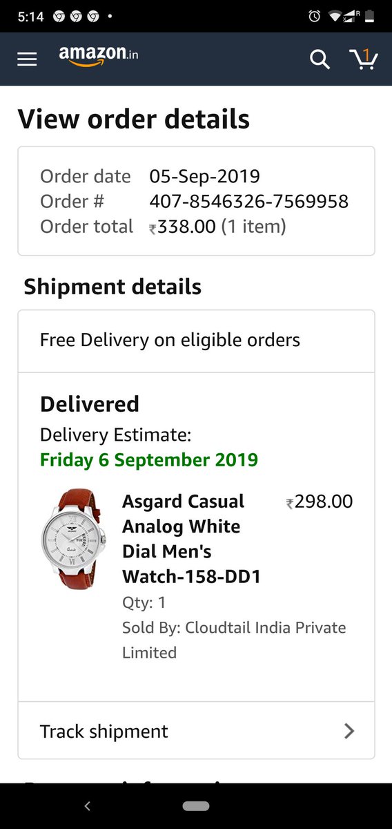 AbuDard69127188's tweet image. I have ordered for watch and got something else.
#fraudAmazon #avoidamazon