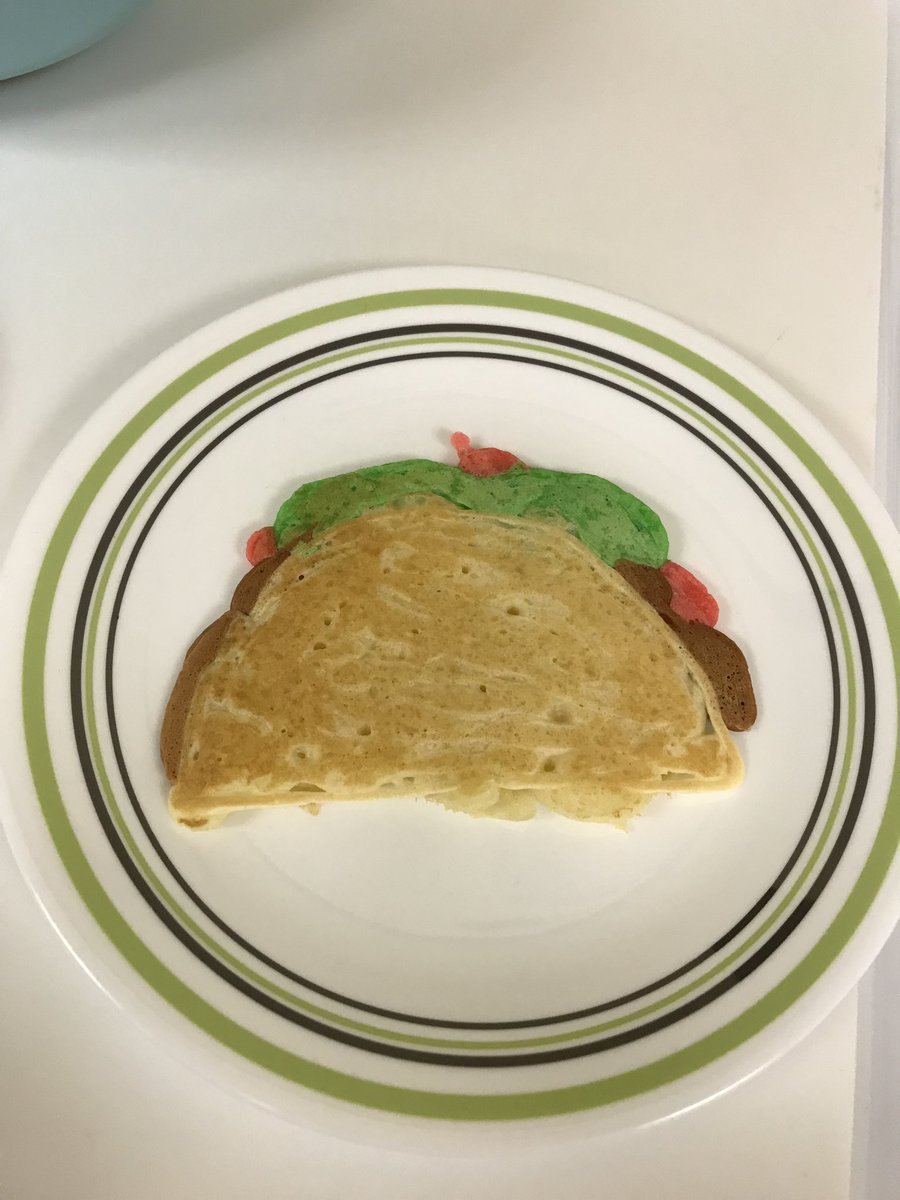 Ringgold_HS's tweet photo. Good morning Ringgold and Happy Friday! Culinary Arts measuring lab #pancake art was a success!!! https://t.co/wlQAuJgg5f