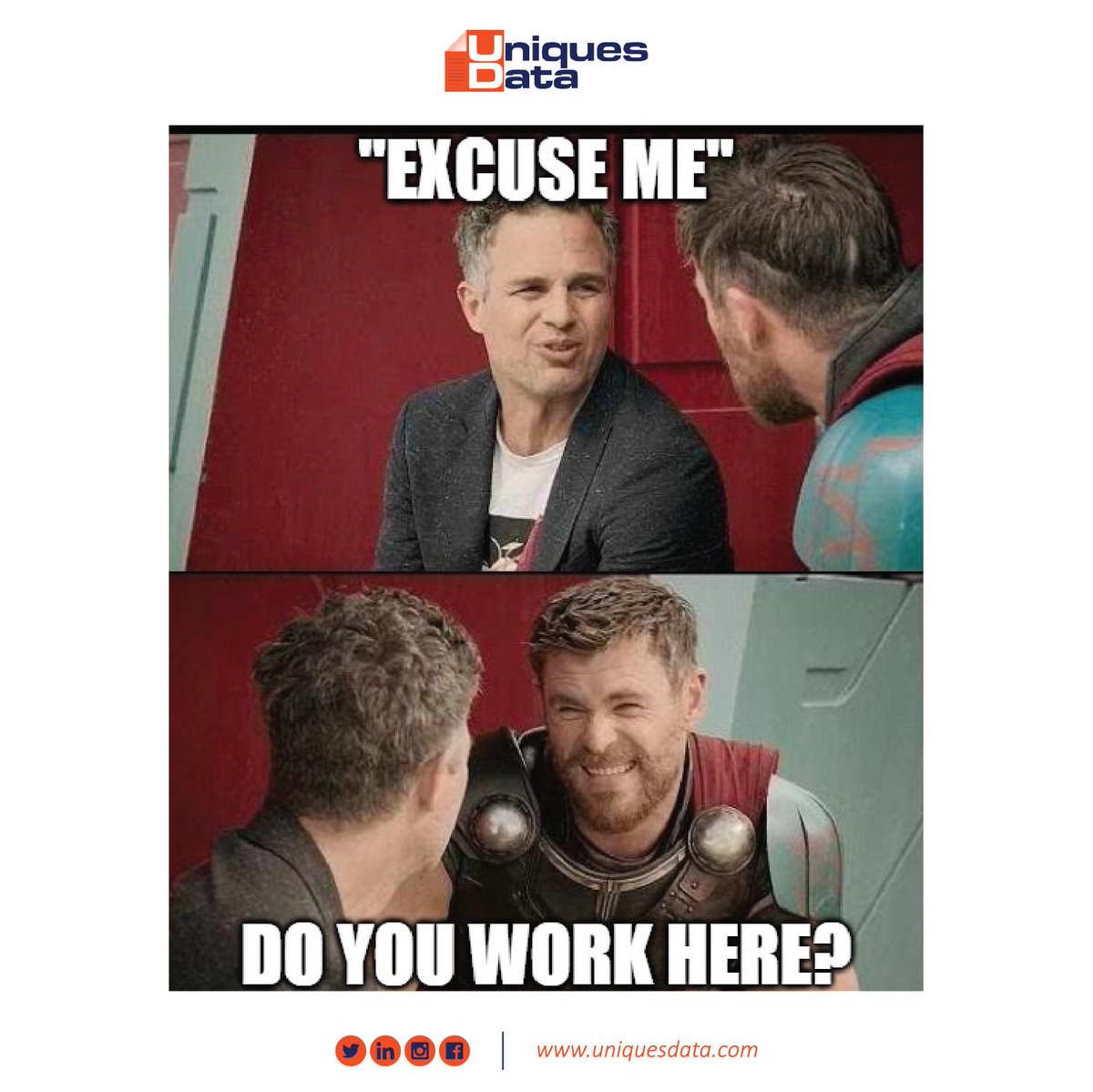 If you've ever felt stressed out or frustrated and someone asks a question
.
.
.
.
#workfunny #funnymemes #fridayquotes #weekend #weekendvibes #besmile #memesfordays #laughing #enjoyyourday #uniquesdataservices #uniquesdata #keepsmiling😊 #employers #workload