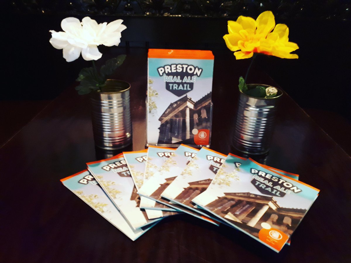 TheMarketTap's tweet photo. ave you heard about the Preston ale trail yet? 24 fantastic local venues represented 🤩🤩 bound to be something for everyone! Get your copy from the bar! 🍻🍻 The Market Tap. Market Street. Preston #realale #caskale
@Prestonphonebox @abeerinpreston @preston_pub @CAMRA_CentLancs https://t.co/kg4En26vcS