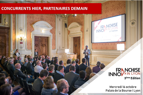 ForumFranchise's tweet photo. "Concurrents hier, partenaires demain" le thème de la #soirée Franchise Innov'In Lyon le 16 octobre prochain à la @CCILYONMETRO ! 
Enseignes, inscrivez vous ➡️ https://t.co/c5kHsq00HG 
@FranchiseMngmt @BanquePopAura @Fiducial @Les_Franchises 
 #CCI #franchise #Entrepreneur https://t.co/yWsjJpKoG8