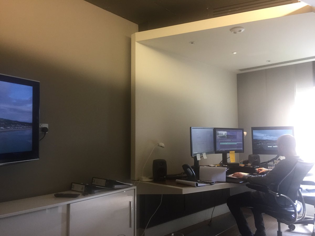 Editing episodes 5 and 6 here in ⁦<a href="/windmilllane/">📽 Windmill Lane 🎬</a>⁩ Not long now. 31 days until Darklands premieres on ⁦@VirginMedia_One⁩