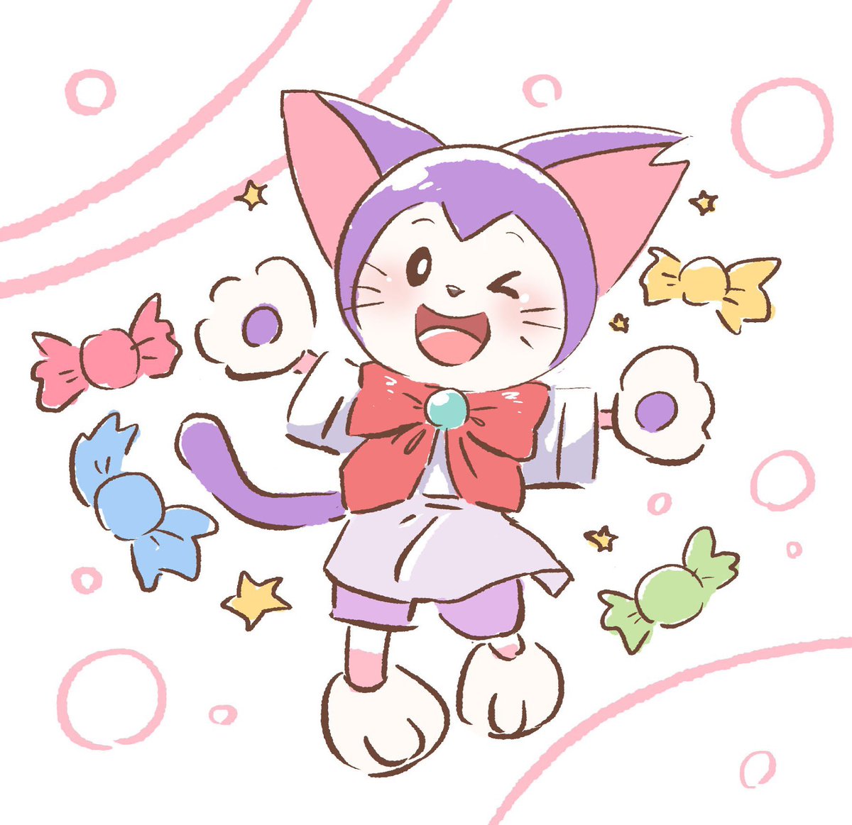 まかろん ぽふぃん ドラえもんお誕生日スペシャルに出てきた キャンディって子がめちゃめちゃ可愛かった ฅ ﻌ ฅﾆｬｰ ドラえもん